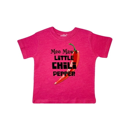 

Inktastic Mee Maw s Little Chili Pepper Gift Toddler Boy or Toddler Girl T-Shirt