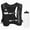 Black, variant on Hydration Running Vest with 500ml Soft Flask, Lightweight Reflective Backpack for Marathon Trail Run, Adjustable Chest Straps, 3 Colors