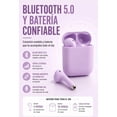 thumbnail image 2 of Audífonos Bluetooth 5.0 Inalámbricos Manos Libres Morado Pastel, 2 of 5
