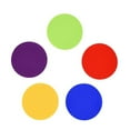 thumbnail image 4 of OULII 24pcs Spot Markers for Rug Marking Fabric Assorted Color for Living Room, 4 of 4
