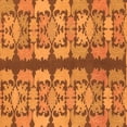 thumbnail image 1 of Ahgly Company Indoor Square Abstract Orange Modern Area Rugs, 4' Square, 1 of 4