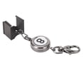 thumbnail image 2 of Billiard Chalk Holder, Retractable Rope Portable Cue Chalk Box 48cm with Key Ring for Cue Sports, 2 of 7