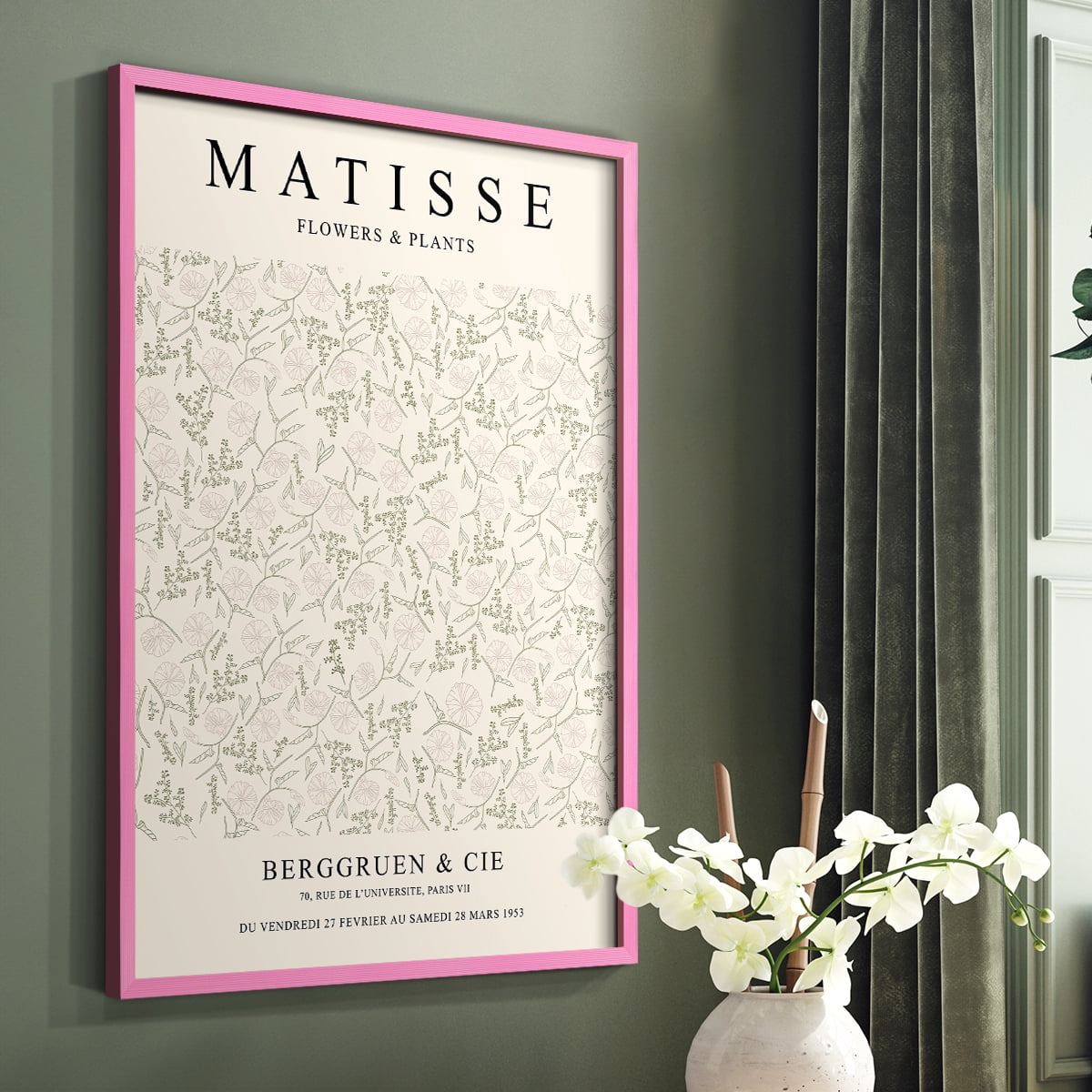 Matisse CCVI in Solid Wood 11 x 14 Framed Print
