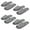 As Shown, variant on MRLESS 4 Pairs Portable Travel Folding Slippers Unisex Guest Spa Hotel Disposable Comfortable Indoor Shoes
