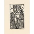 thumbnail image 3 of Paul Gangolf 15x18 Black Modern Framed Museum Art Print Titled - Standing Act from the Front (1920), 3 of 5