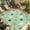 Green, Sage, variant on Indoor Outdoor Area Rugs,Gray White Polka Dot Modern Washable Patio Rug Non-slip Quick Dry Camping Rugs,Nordic Minimalist Style Floor Carpet for Porch Deck Backyard Decor,4x6ft