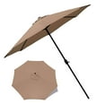 thumbnail image 2 of Sombrilla de jardín, impermeable, resistente al agua, para patio, de poliéster, para exteriores, parasol, toldo, color caqui Advancent  HA005508-05, 2 of 6