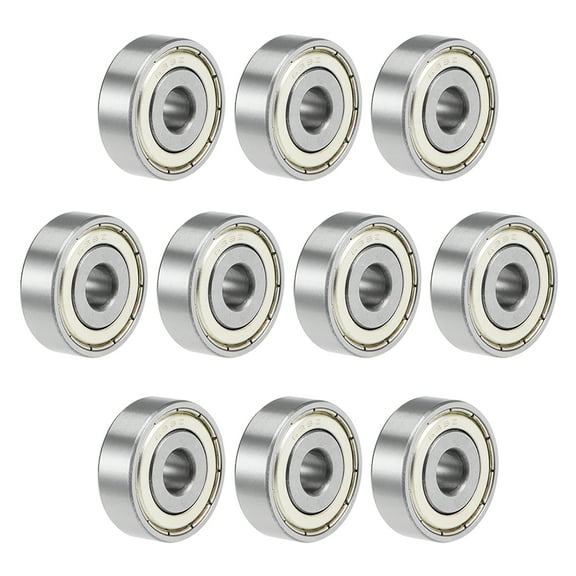 638ZZ Deep Groove Ball Bearings 8mmx28mmx9mm Double Shielded Chrome Steel P6 10pcs
