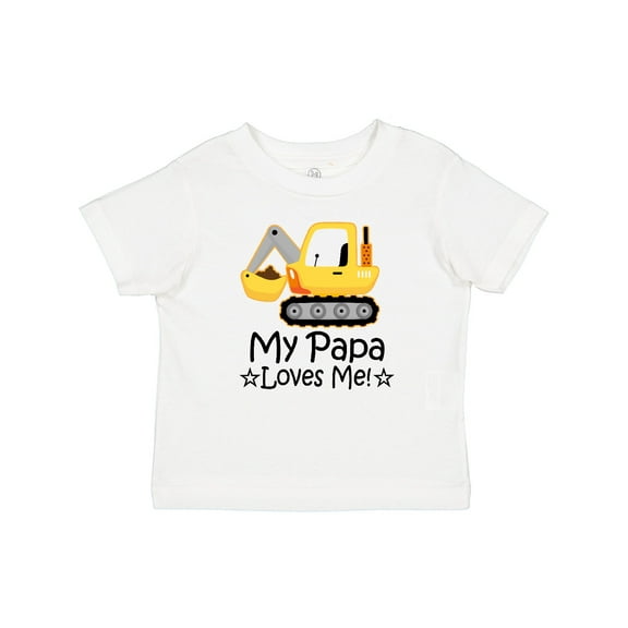 Inktastic My Papa Loves Me Grandchild Truck Boys Baby T-Shirt