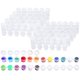 thumbnail image 1 of 80 Tiras, 480 Botes, Tiras de Pintura VacíAs, Botes de Pintura, Mini Botes de Pintura, Contenedores de Almacenamiento Transparentes para Pinturas ArtíSticas (3Ml), 1 of 7