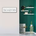 thumbnail image 6 of Epic Graffiti 'American Italian Kitchen' by Cindy Jacobs, Canvas Wall Art, 36"x12", 6 of 8