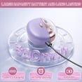 thumbnail image 6 of ILAVYO Electric Nail Clipper, 2-in-1 Trimmer & Polisher with LED Light, Dual Speed for Thick & Thin Nails, USB Rechargeable with Debris Storage, Fingernai Clippers for Seniors, Adult（Purple）, 6 of 9