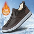thumbnail image 3 of Men'S Winter Snow Boots Warm Comfortable Soft Fashion Outdoor Sports Casual Shoes Hiking - Plush Lining Winter Shoes, 3 of 9