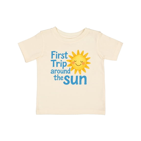 Inktastic First Trip Around the Sun Sunny Birthday Boys or Girls Baby T-Shirt