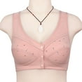 thumbnail image 6 of Clearance! Weikingp Bras for Women Women Sexy Front Button Shaping Cup Adjustable Shoulder Strap Large Size Underwire Bra Bralettes for Women Push Up Bra Pink S, 6 of 8