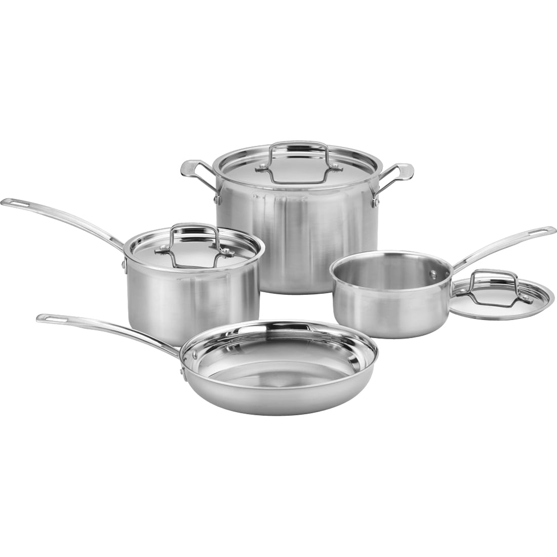 multiclad pro triple ply stainless cookware 12 piece set