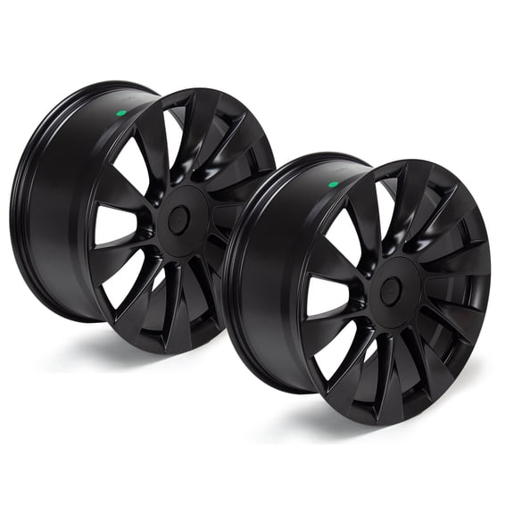 2-Pack 21"x9.5" Front Wheel Rim Alloy Rim for Model Y 2020 2021 2022 2023, Matte Black