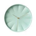 thumbnail image 3 of Reloj de pared nórdico de 12 pulgadas, adorno silencioso, redondo, decorativo, colgante Verde claro, 3 of 9