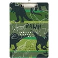 thumbnail image 2 of FMSHPON Dinosaur Clipboard Hardboard Wood Nursing Clip Board and Pull for Standard A4 Letter 13x9 inches, 2 of 7