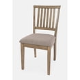thumbnail image 2 of Jofran Prescott Park Modern Contemporary Solid Wood Upholstered Dining Chair (Set of 2), 2 of 3