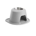 thumbnail image 1 of WeatherTech Système d'Alimentation pour Animaux de Compagnie 8 Pouces de Hauteur - Acier Inoxydable - Gris Clair, 1 of 1