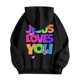 thumbnail image 4 of WILLBEST Sudaderas Deportivas Hombre Sudaderas y Sudaderas Casuales para Hombre, Ajuste Relajado, Estampado Gráfico para Otoño e Invierno, Fácil Cuidado, Ideal para Uso Diario Chica, 4 of 4