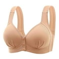 thumbnail image 1 of Timegard Bras for Women No Underwire Front Closure Full Coverage Support Comfy Daily Seniors Bras, 1 of 7