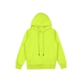 thumbnail image 5 of MSemis Kids Boys Girls Hooded Sweatshirt Long Sleeve Hoodie Drawstring Pullover Tops 3-14 Green 7-8, 5 of 7