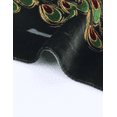 thumbnail image 3 of Women's Velvet Kimono Bohemian long style Peacock Open Wool Sweater, Beach Set Sweater, Holiday Leisure Open Wool Shawl, 3 of 8