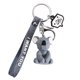 thumbnail image 1 of EeaseMX llaveros de PVC con forma de koala, con facetas geométricas, para colgar en el bolso, la llave del coche (con cordón), 1 of 7