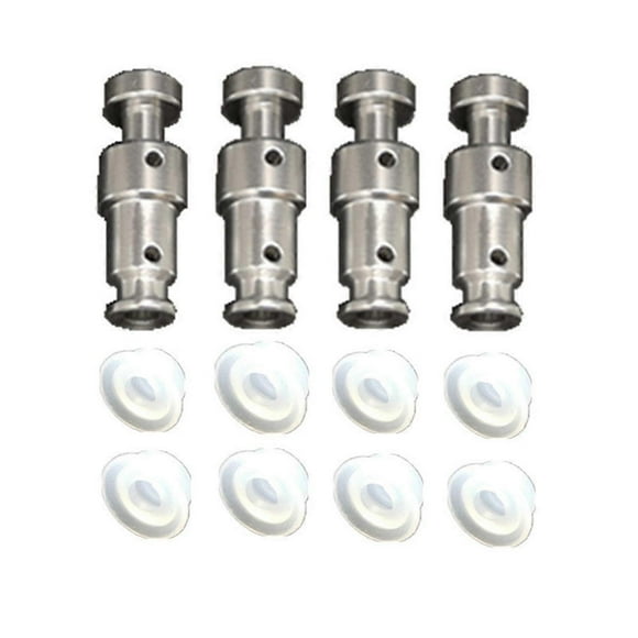 Electric Pressure Cooker Float Valve DUO60 Silver Double Hole Aluminum 3.2X0.9X0.8 Check Valve 4 Flo