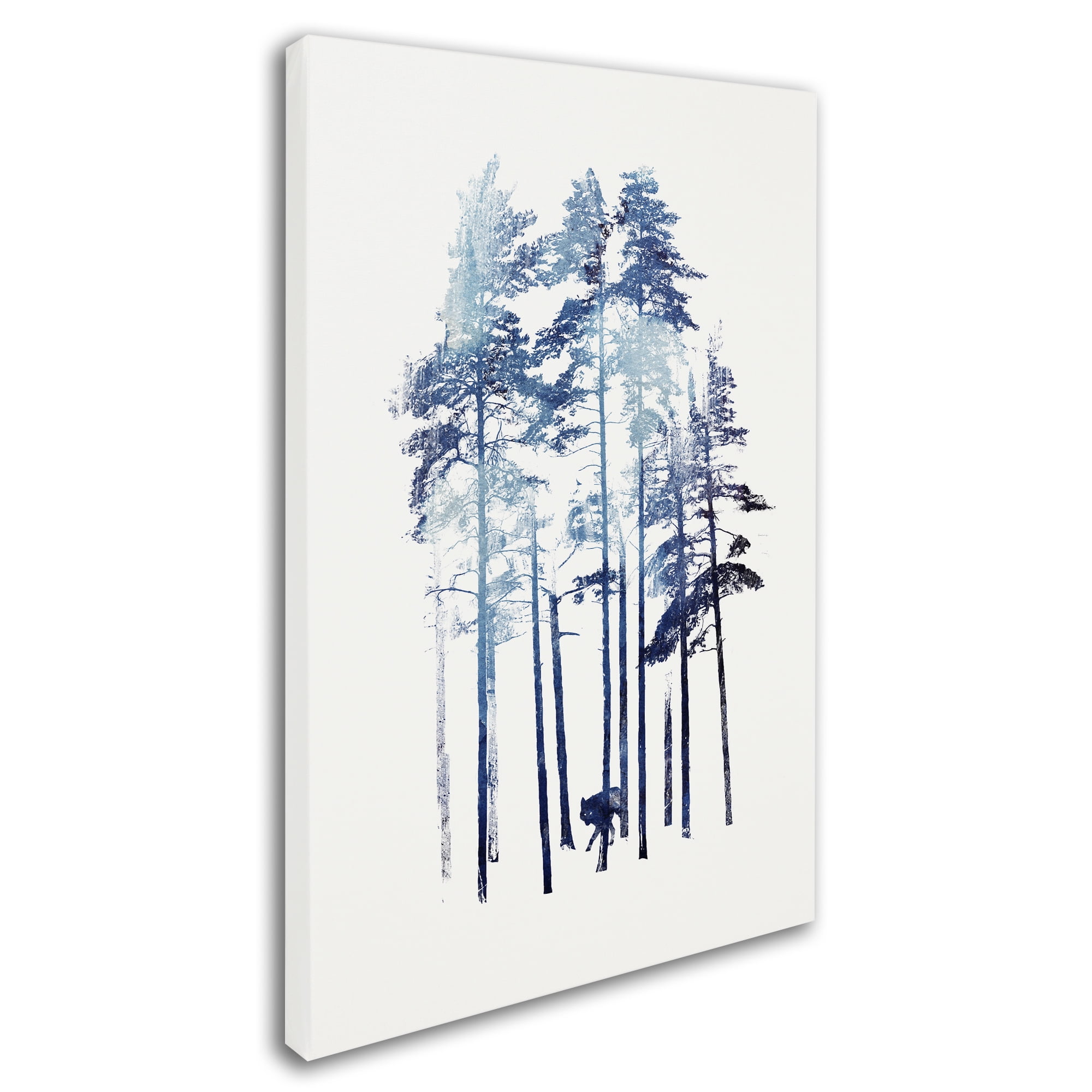 Winter Wolf' Canvas Art by Robert Farkas