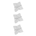 thumbnail image 1 of Bufanda de mujer Minnieouse Estilo simple Pañuelo Blanco 3piezas, 1 of 6