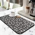 thumbnail image 2 of 2 Pack Washable Rubber Multicolored Flower Leaves Dish Drying Mats for Kitchen Counter Home Large Coffee Bar Pad Accessories and Decor for Utensils Stemware (2pcs 19.5''x12''), 2 of 6