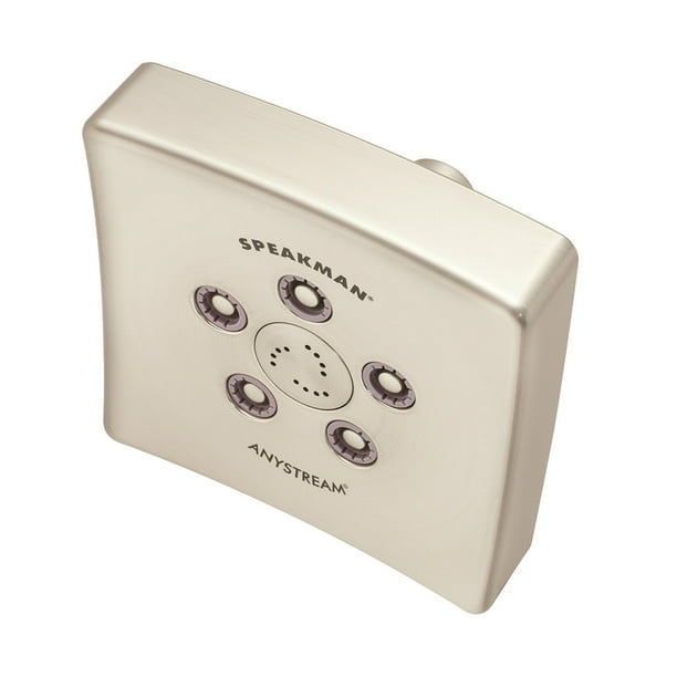 Speakman Kubos Anystream Adjustable 2.0 GPM Shower Head, Polished