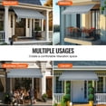 thumbnail image 5 of VEVOR 138x47" Patio Awning Retractable Awning Sunshade Shelter with Crank Handle, 5 of 10