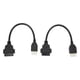 thumbnail image 1 of Reemplazo de cable de escáner de diagnóstico de motocicleta OBD‑OBD2 de 6 pines de 2 piezas para motor de motocicleta Delphi, 1 of 14