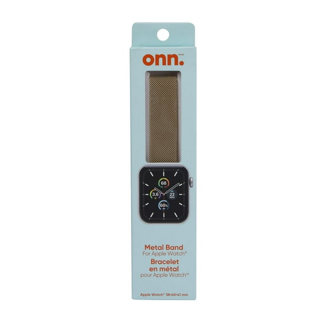 onn. Metal Chain Link Band for 38-40-41 mm Apple Watch