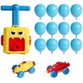 thumbnail image 1 of Juguete de coche con globo para niños, Coche de bola de energía inercial para niños, Juguete educativo de bricolaje Coche de energía inercial con 12 globos (color del globo al azar), 1 of 8
