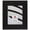 Black, variant on Craig Frames Jasper Wide, 20x26 inch Picture Frame, Country Marshmallow White