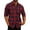 Red and Black, variant on Fashnice Men Tunic Shirt Plaid Tops Long Sleeve Shirts Regular Fit Work Blouse Yellow 2XL