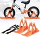 thumbnail image 1 of Invierno Nieve Trineo Esquí Trineo Esquí Bicicleta Trineo Jardín al aire libre Trineos de descenso Tobogán para niños pequeños Césped Hierba , NARANJA, 1 of 8