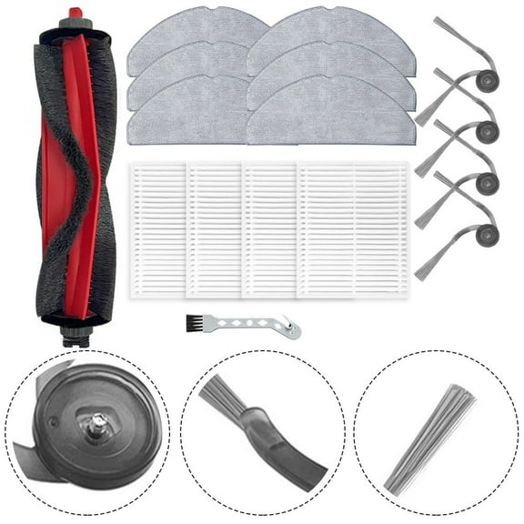 AFQH Replacement Parts for Roborock For Q7 M5 with Main Brush Filters and Mop Cloth