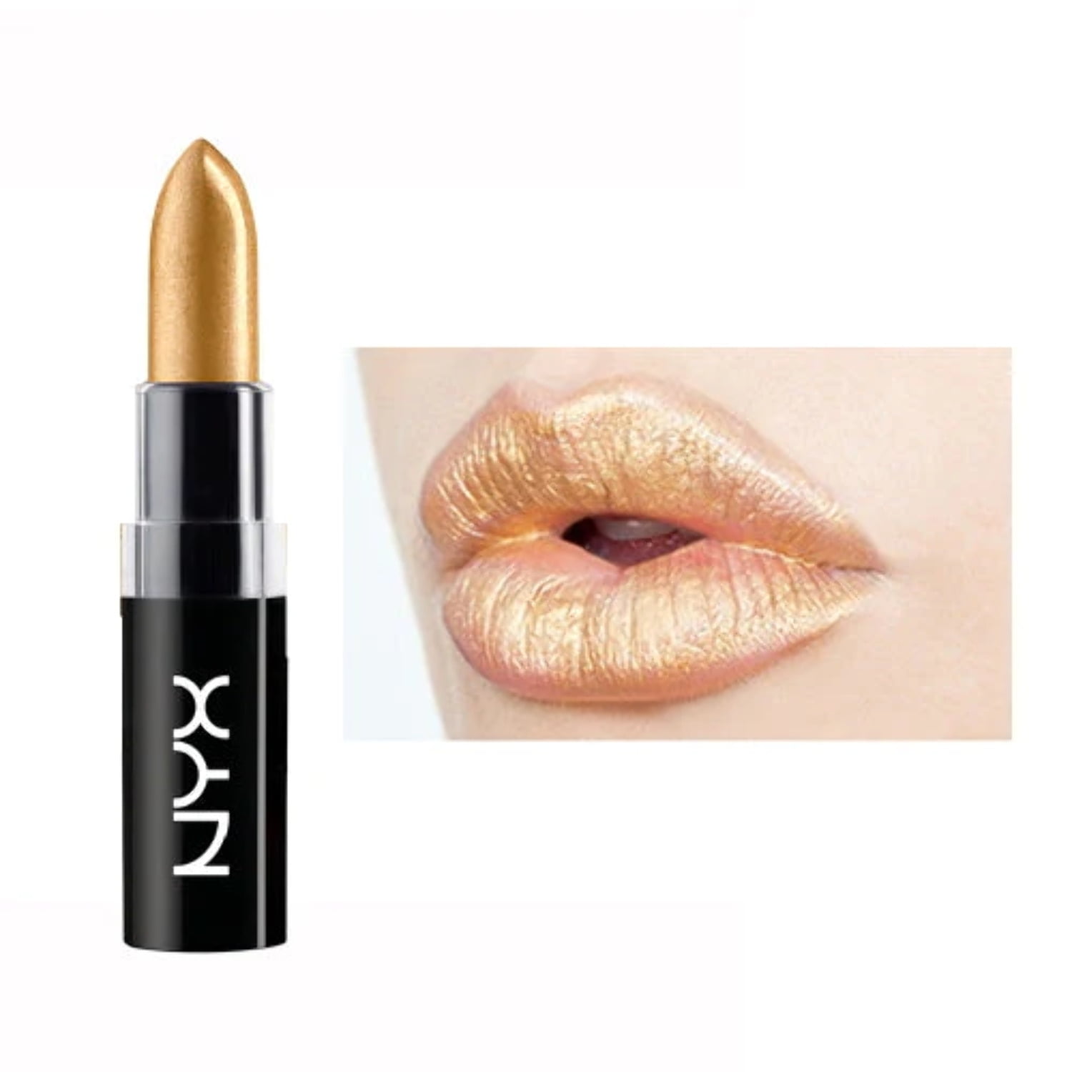  NYX Wicked Lippies Lipstick, 12 Envy (Royal metallic blue with  silver shimmer) : Beauty & Personal Care