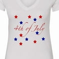 thumbnail image 4 of Inktastic 4th of July Stars Women's V-Neck T-Shirt, 4 of 5