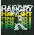 thumbnail image 2 of Popeye Sorry I Was Hangry Funny Retro Hoodie Sweatshirt Women Men Brisco Brands 2X, 2 of 6