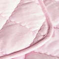 thumbnail image 3 of Flxxie Microfiber Ultra Soft Toddler Comforter, Warm Kids Crib Quilted Blanket, Pink, 39"x47", 3 of 5