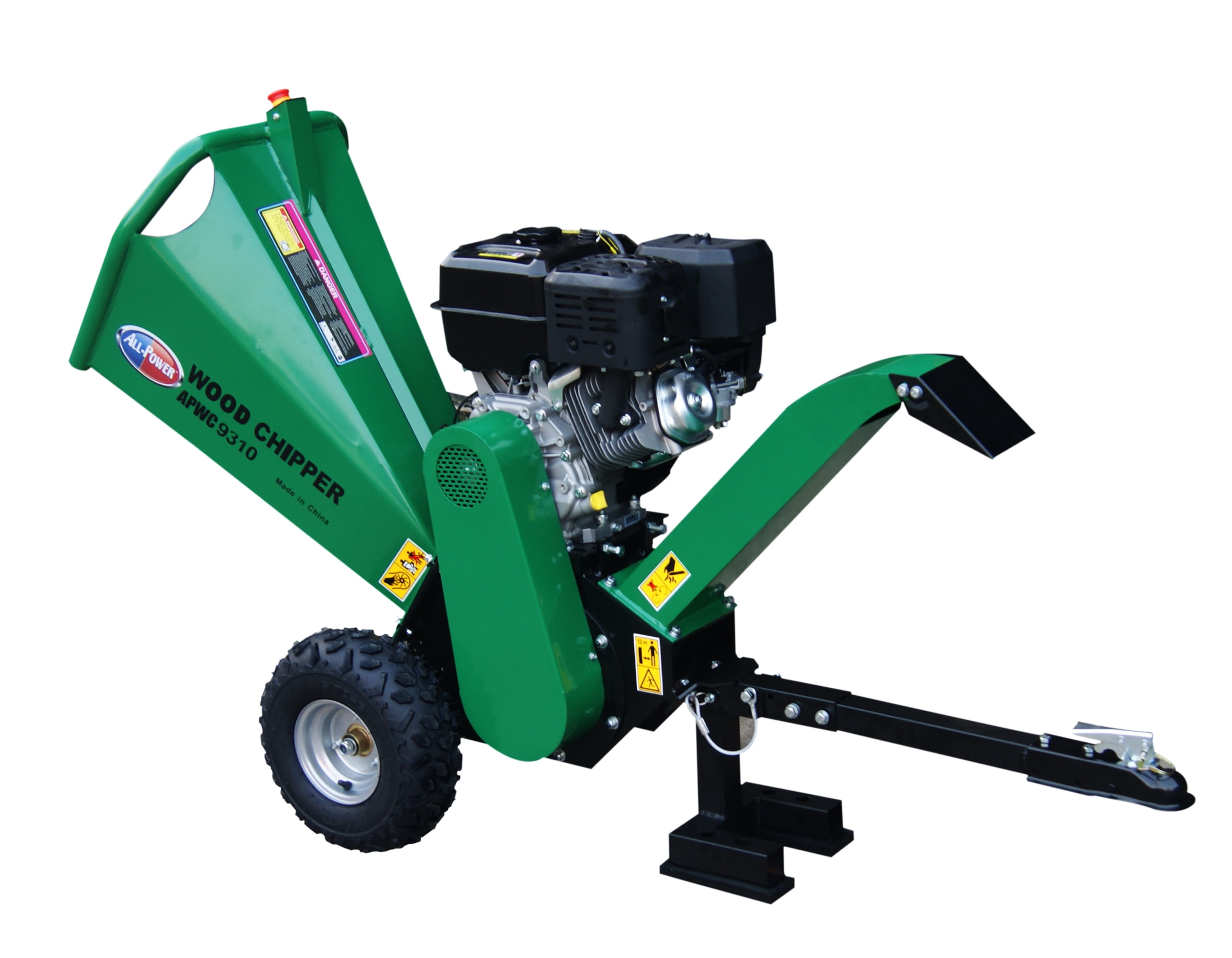 WCP15B Wallemac electric start Wood chipper