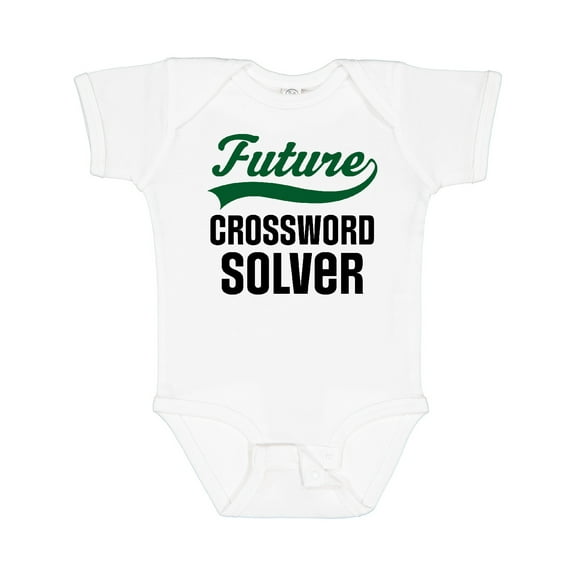 Inktastic Future Crossword Puzzle Solver Boys or Girls Baby Bodysuit