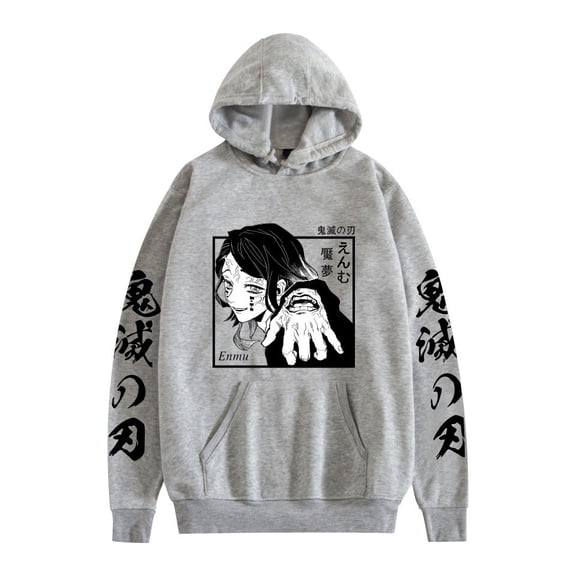 Duoxingbao Demon Slayer Hoodie Long-Sleeve Sweatshirt - Couple Outfit for Men and Women
